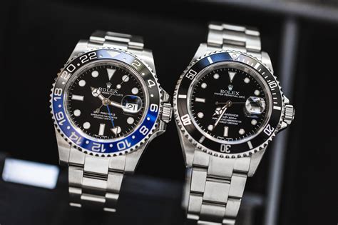 rolex submariner vs gmt.